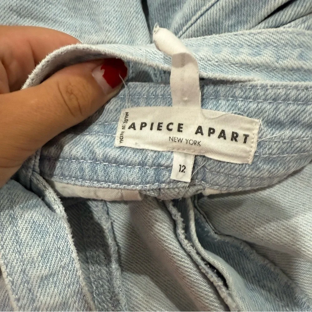 Apiece Apart Jumpsuit Malene in Light Wash